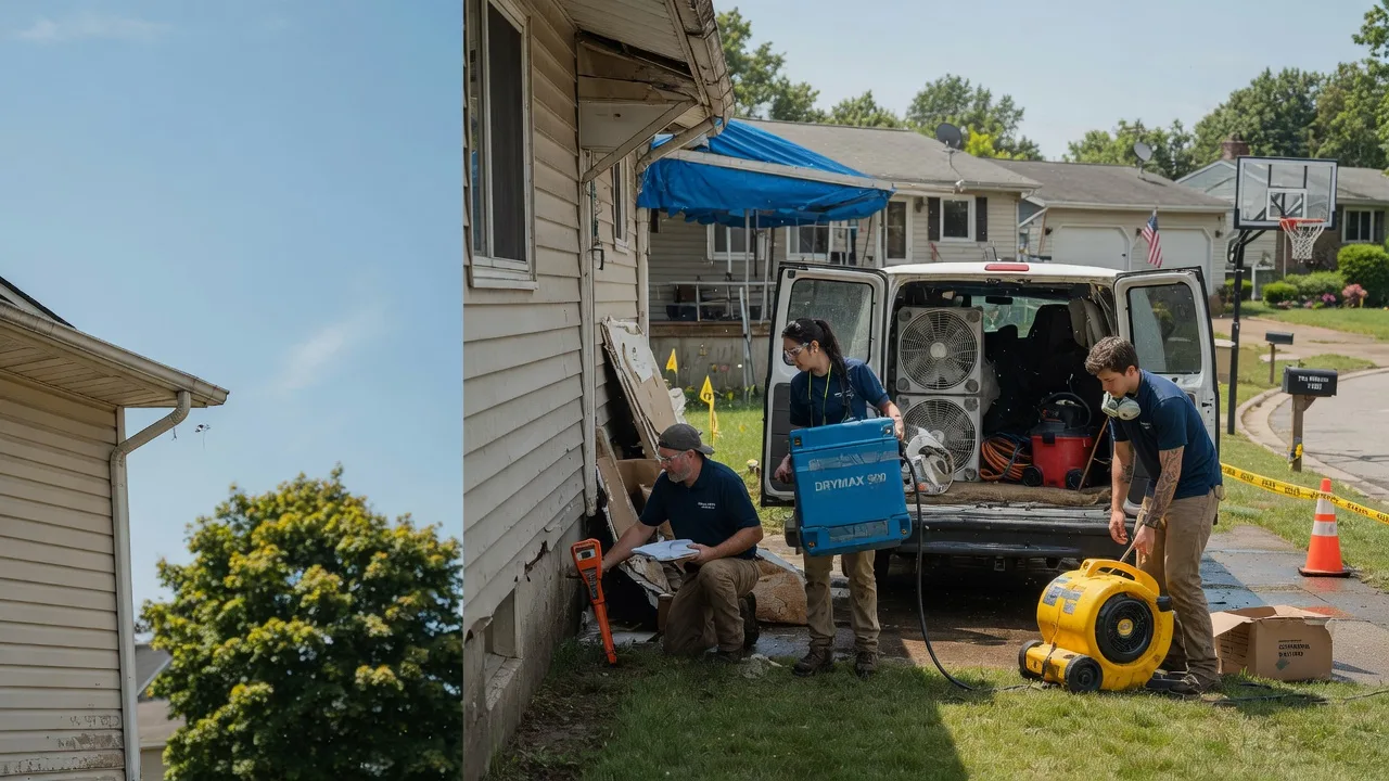 Ceiling Leak Cleanup in Hutchinson, PA near me